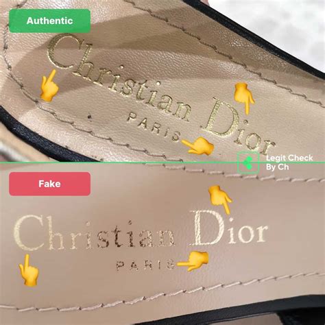 authentic vs fake dior heels|are dior shoes any good.